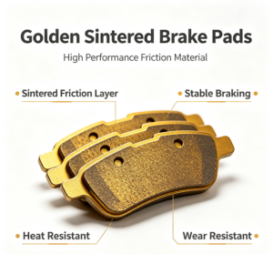 Sintered Gold Brake Pad for all FMSI items s11