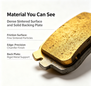 Sintered Gold Brake Pad for all FMSI items s14